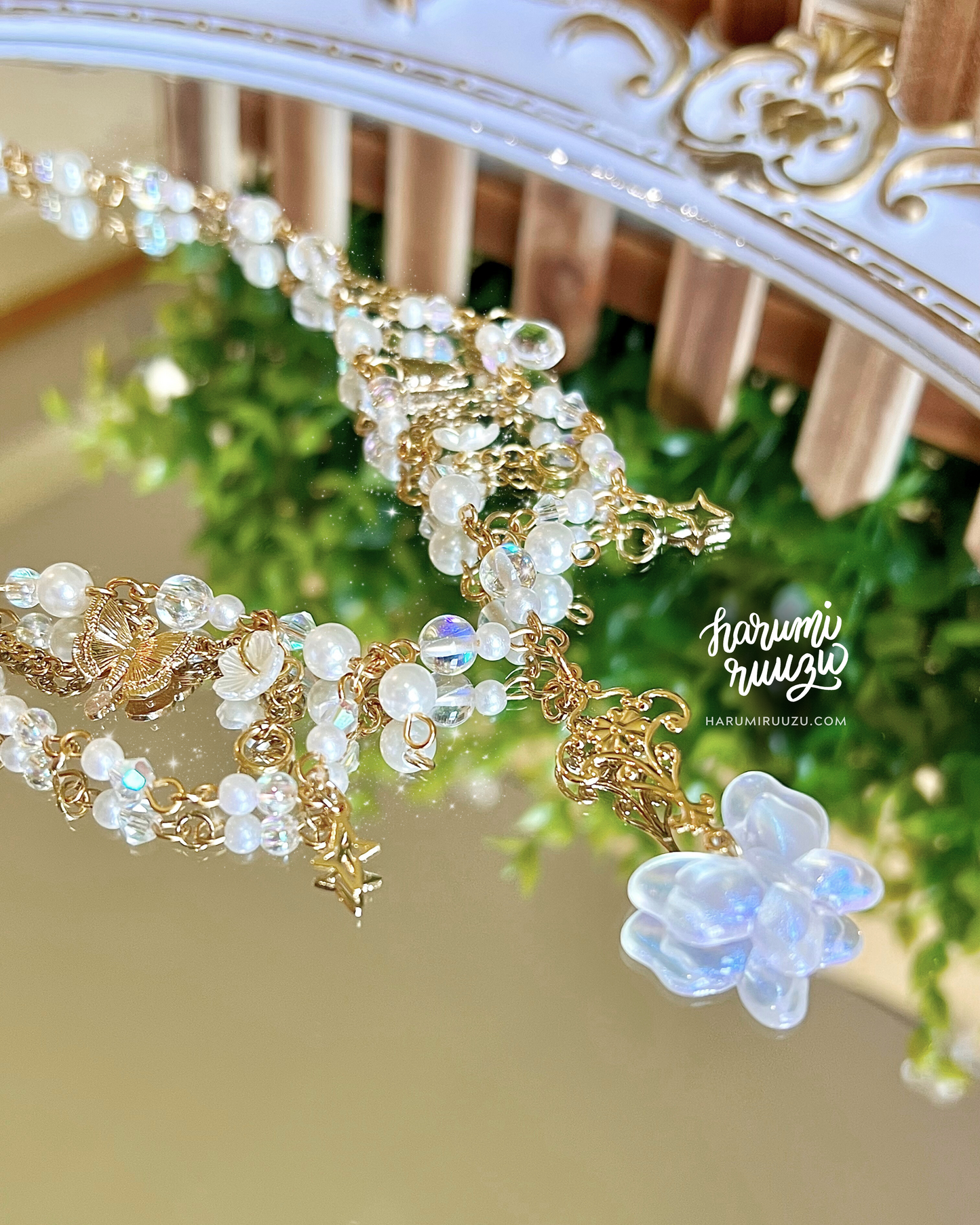 Fairycore Butterfly Handmade Necklace by harumiruuzu
