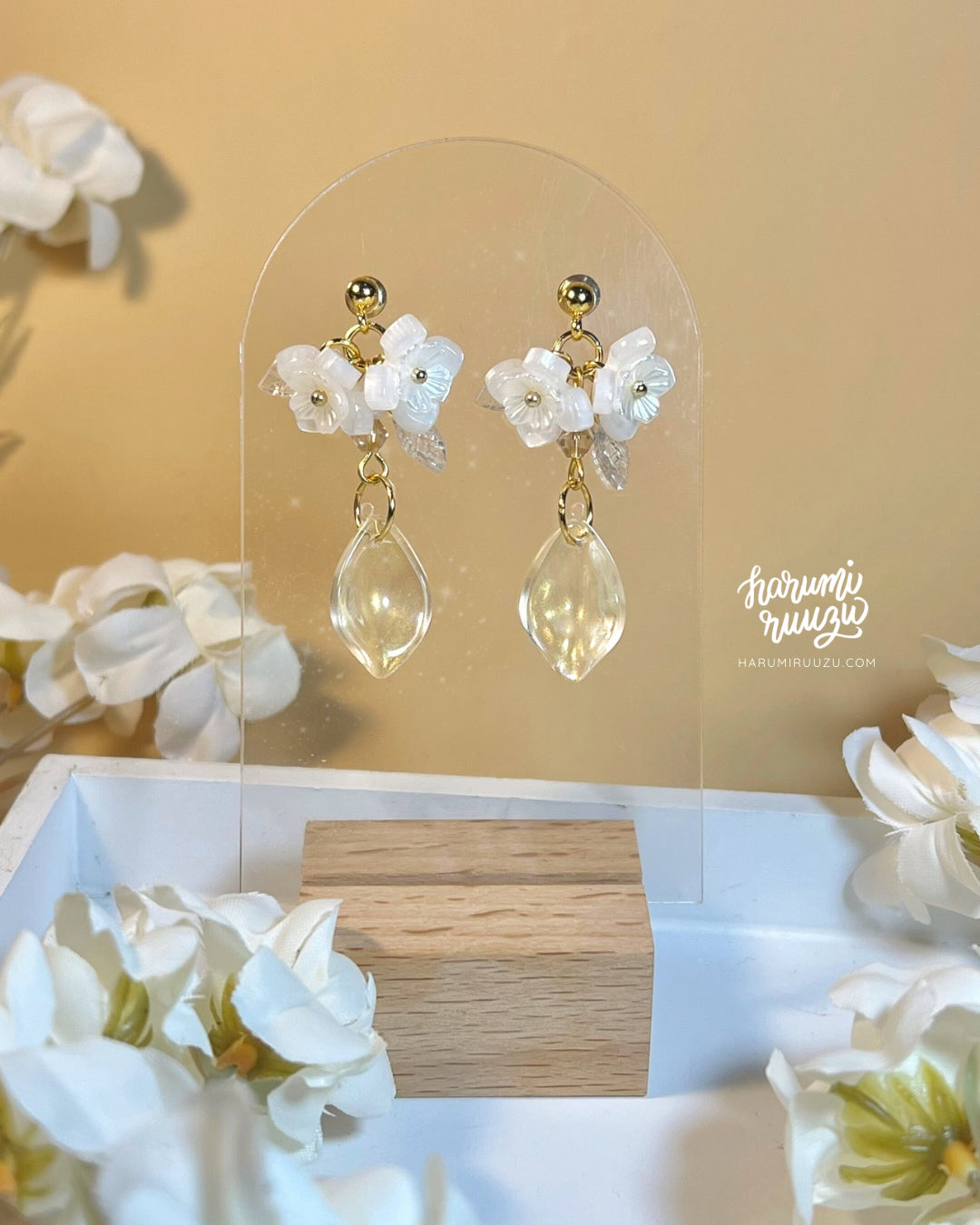 Histoire des Fleurs Collection Handmade Floral Earrings