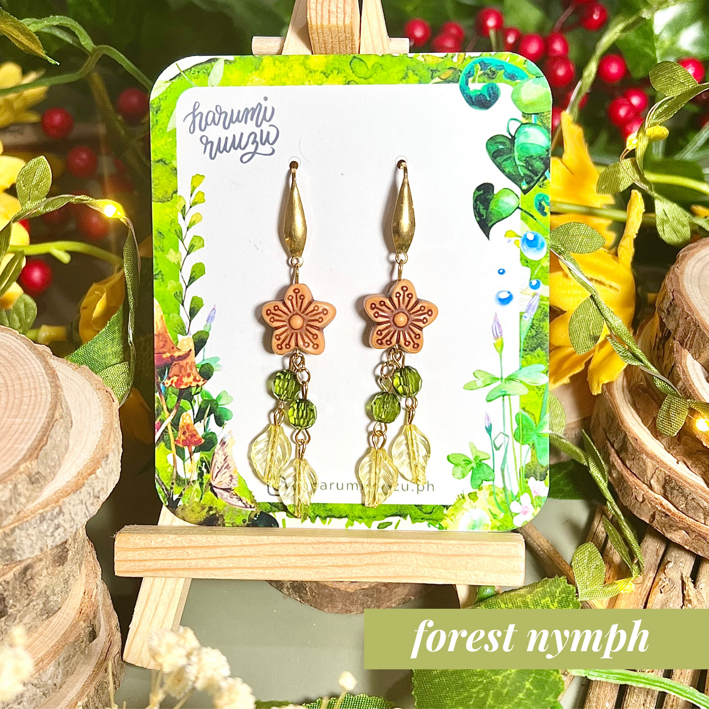 Enchanted Forest Collection Handmade Earrings