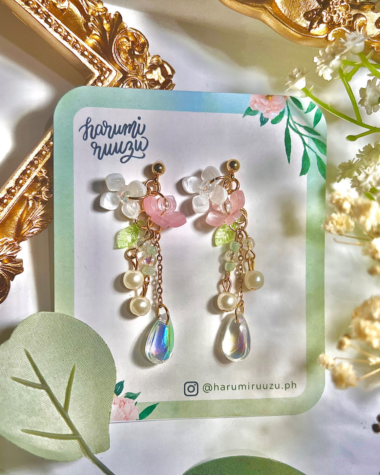 Springtime Blossoms Collection Handmade Floral Earrings