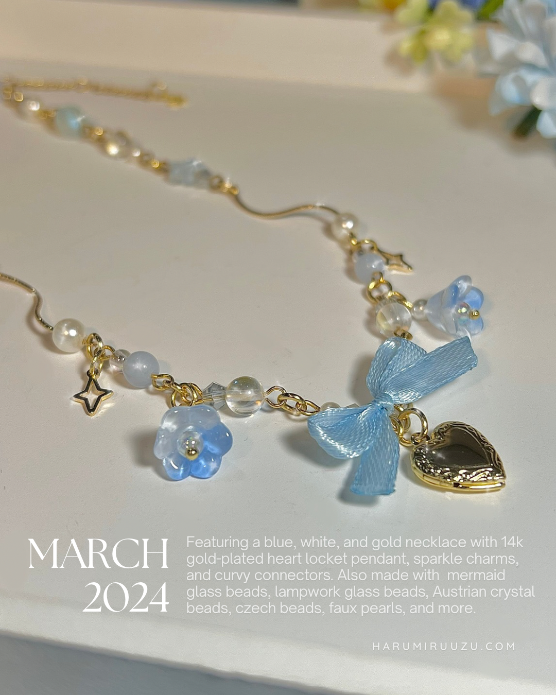 March 2024 Necklace of the Month by Harumiruuzu (Pre-order)