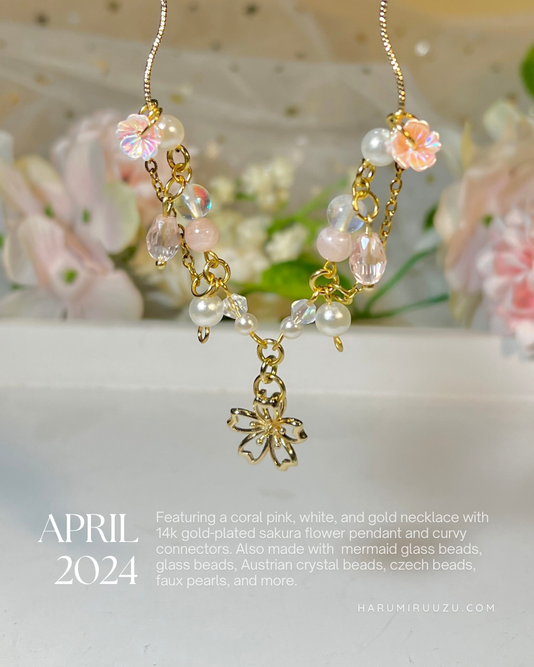 April 2024 Necklace of the Month by Harumiruuzu (Pre-order)