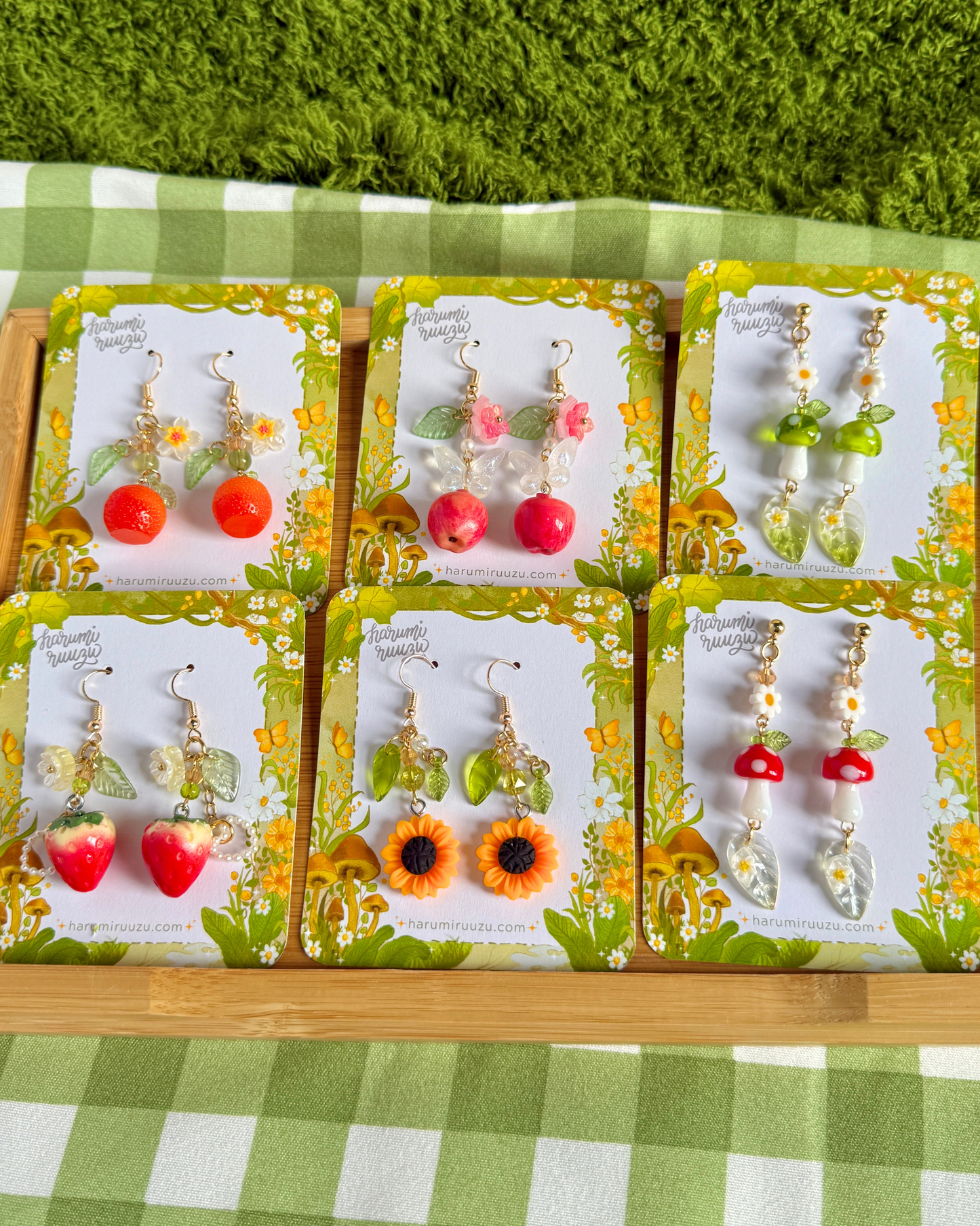 The Cottage Life Collection Handmade Earrings by harumiruuzu