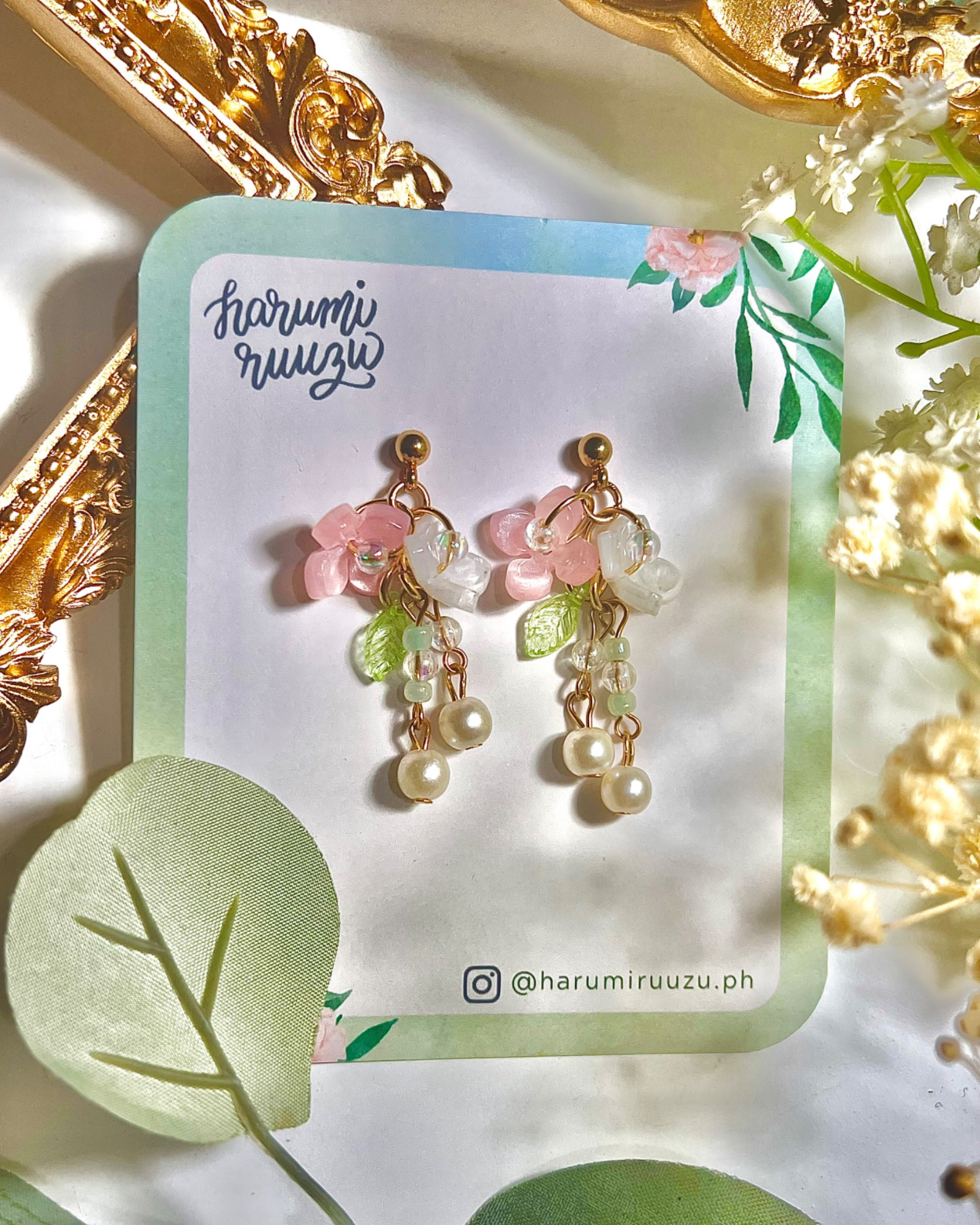 Springtime Blossoms Collection Handmade Floral Earrings