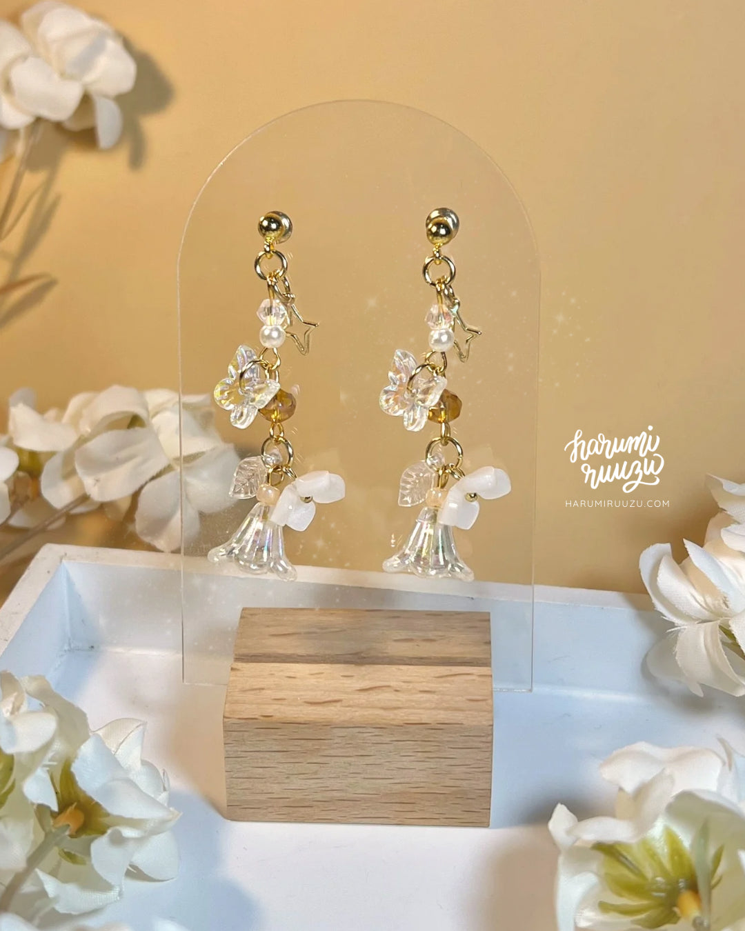 Histoire des Fleurs Collection Handmade Floral Earrings