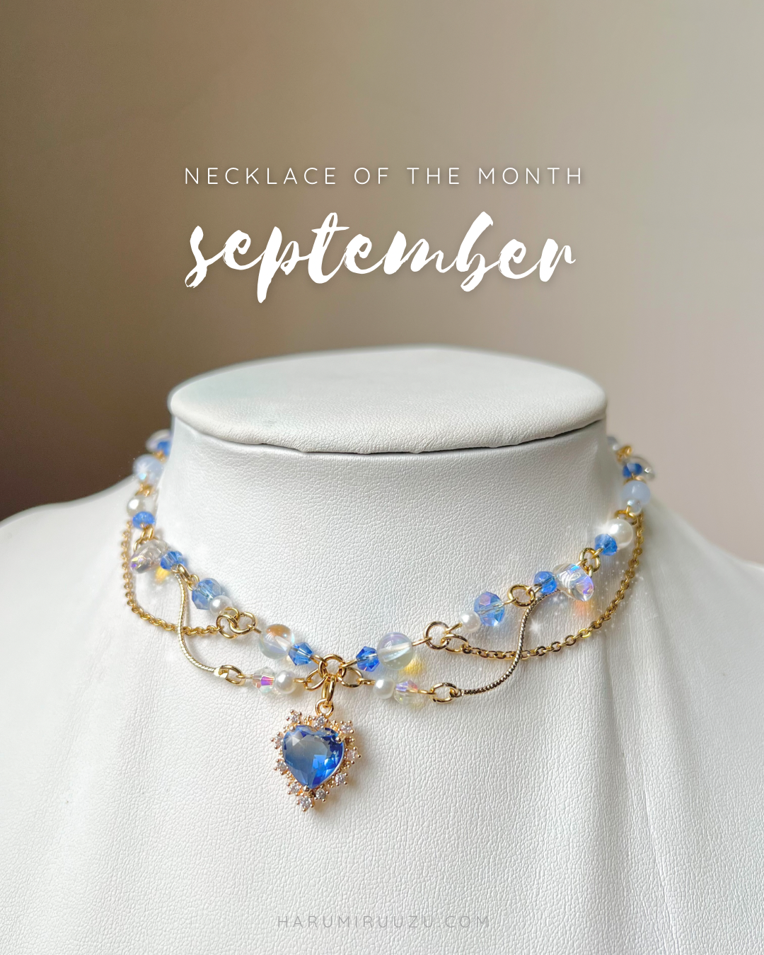 September 2023 Necklace of the Month by Harumiruuzu (Pre-order)