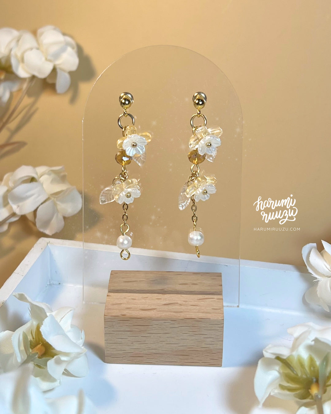 Histoire des Fleurs Collection Handmade Floral Earrings