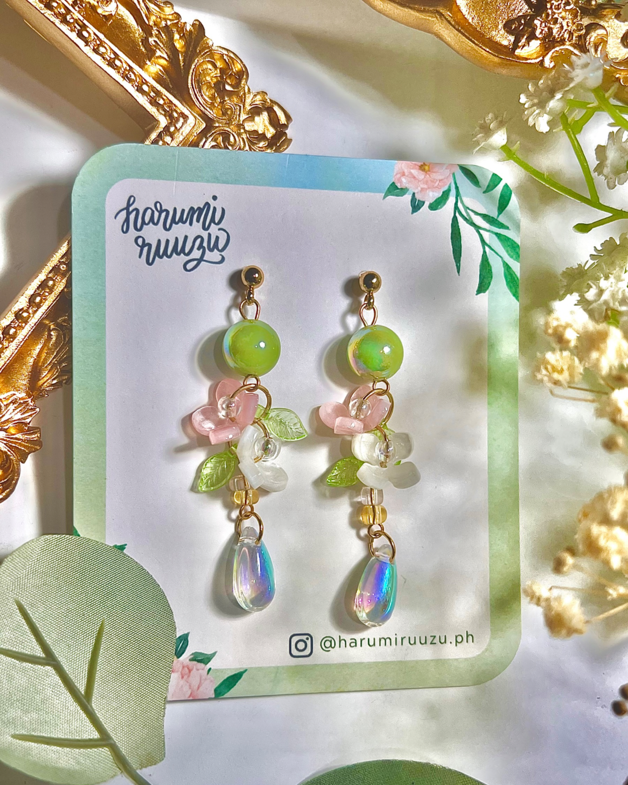 Springtime Blossoms Collection Handmade Floral Earrings