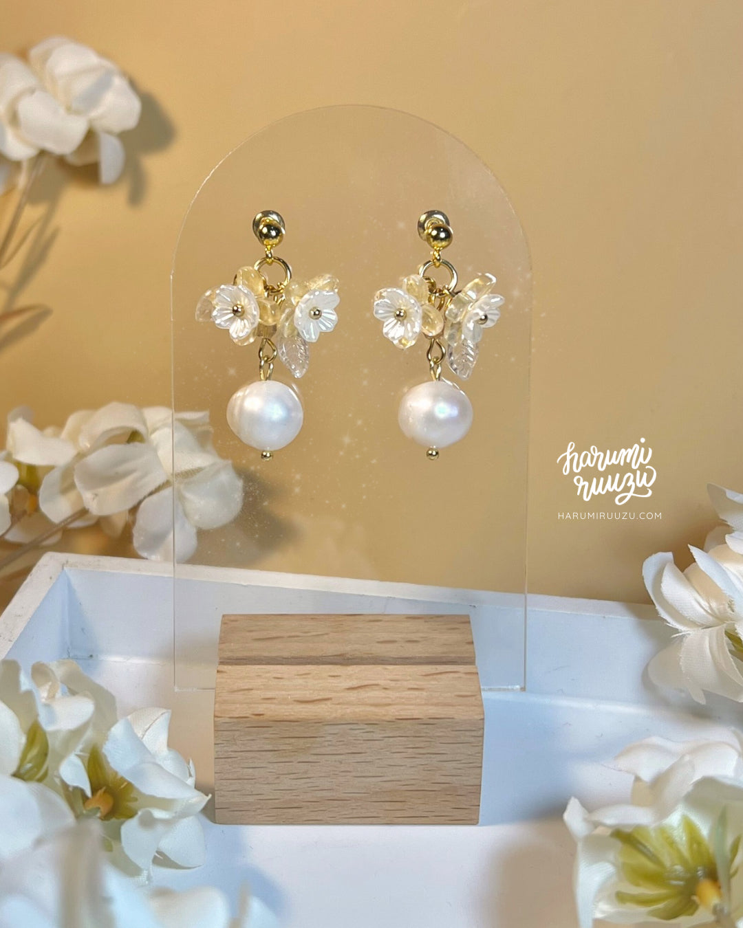 Histoire des Fleurs Collection Handmade Floral Earrings