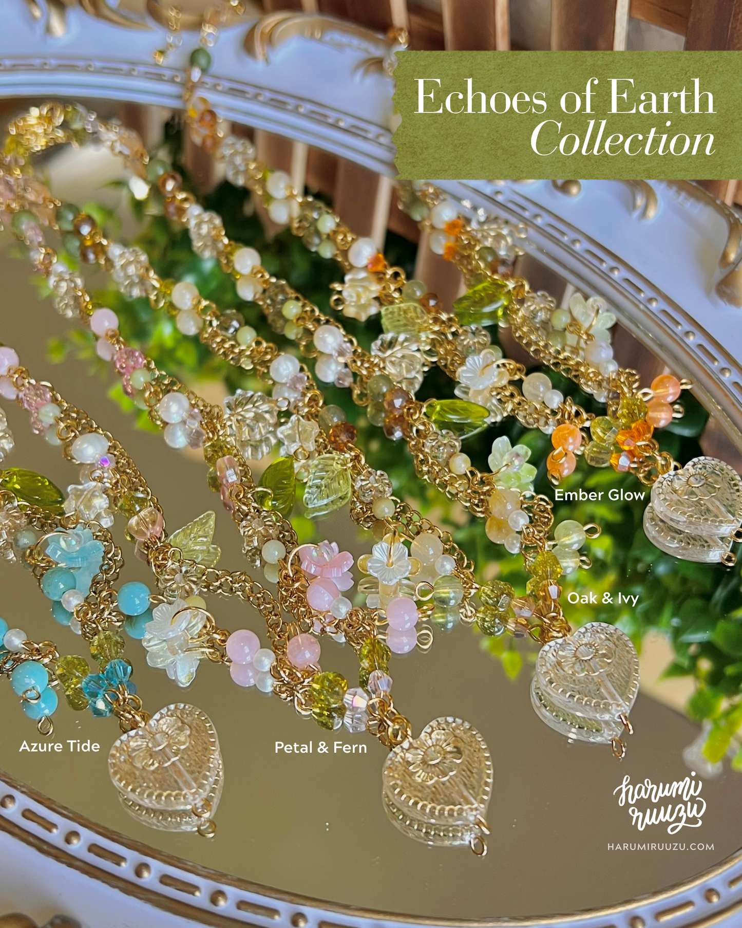 Echoes of Earth Collection Handmade Necklace by harumiruuzu