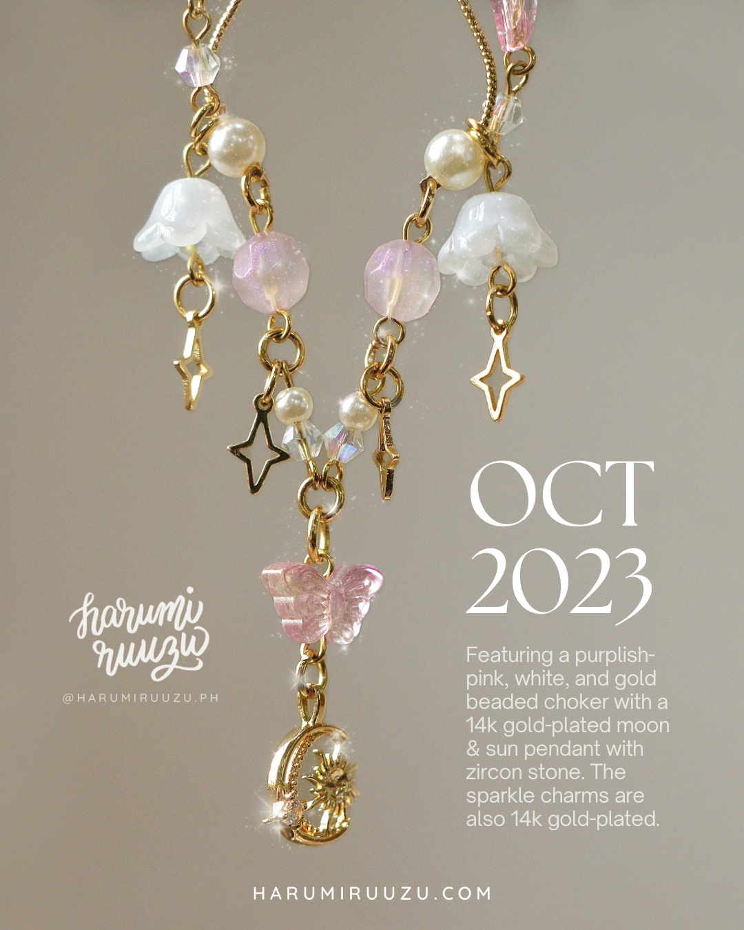 October 2023 Necklace of the Month by harumiruuzu (Pre-order)