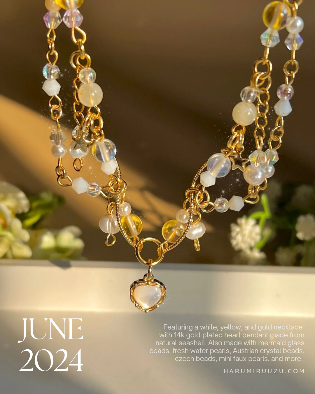 June 2024 Necklace of the Month by Harumiruuzu (Pre-order)