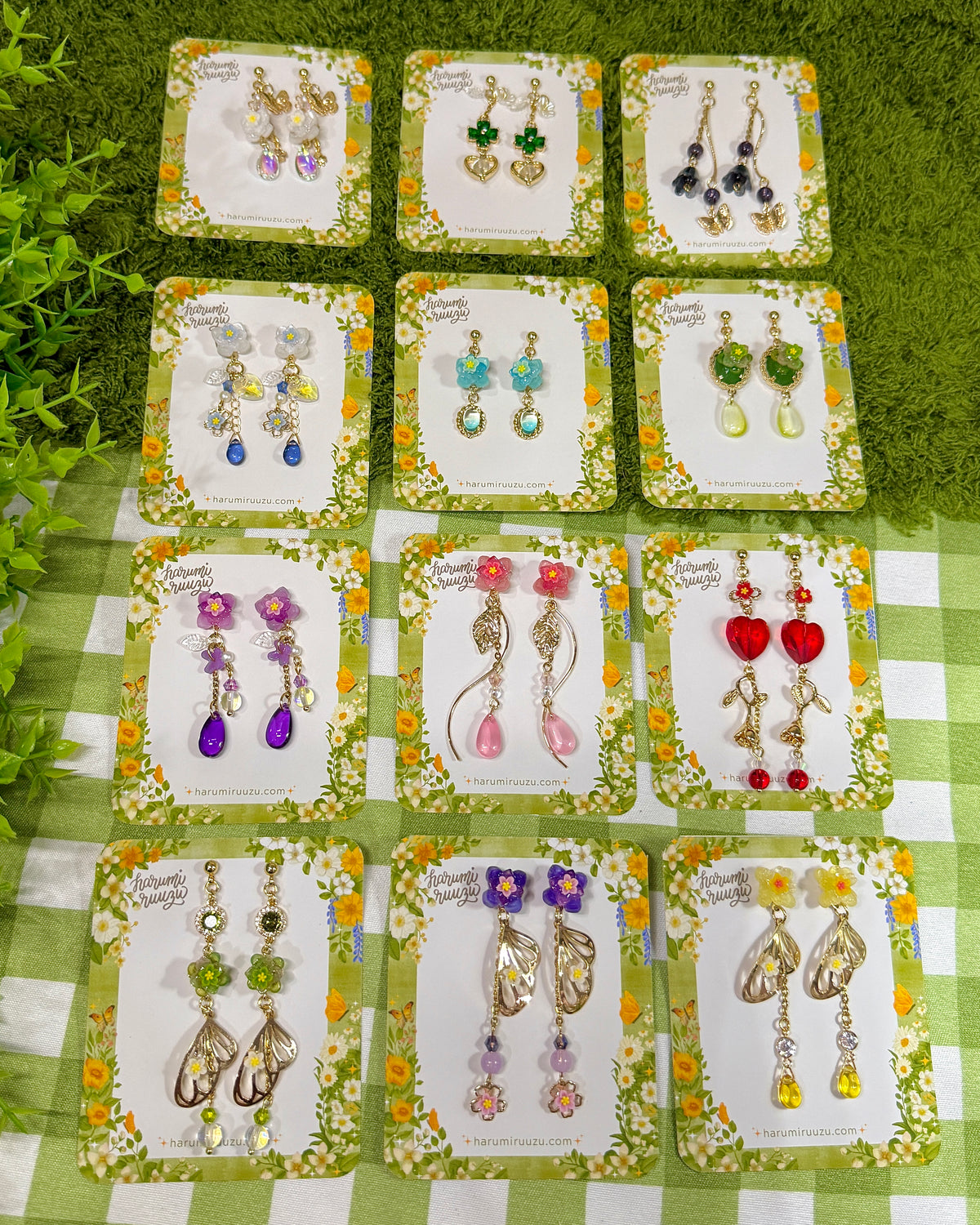 Flight & Flora Handmade Earrings Collection