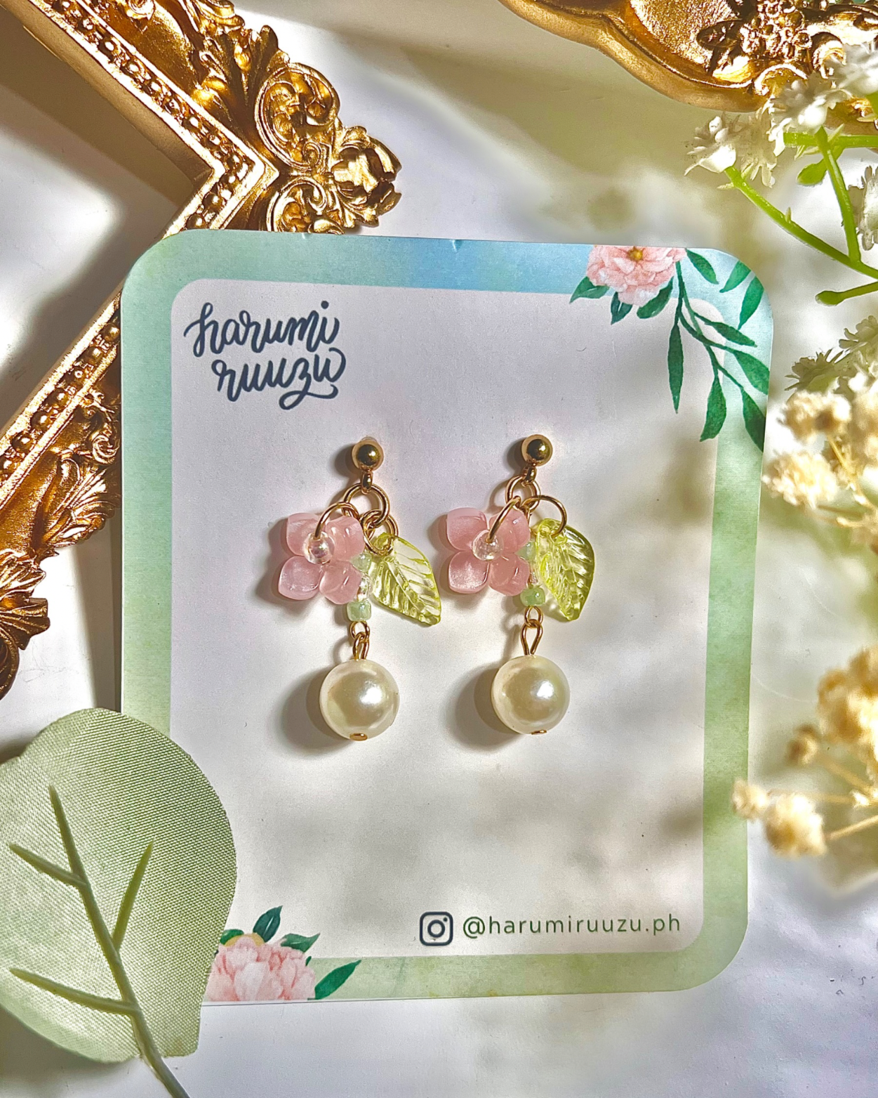 Springtime Blossoms Collection Handmade Floral Earrings