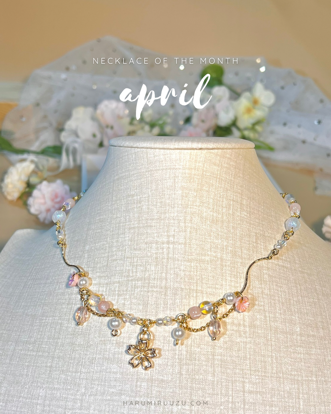 April 2024 Necklace of the Month by Harumiruuzu (Pre-order)