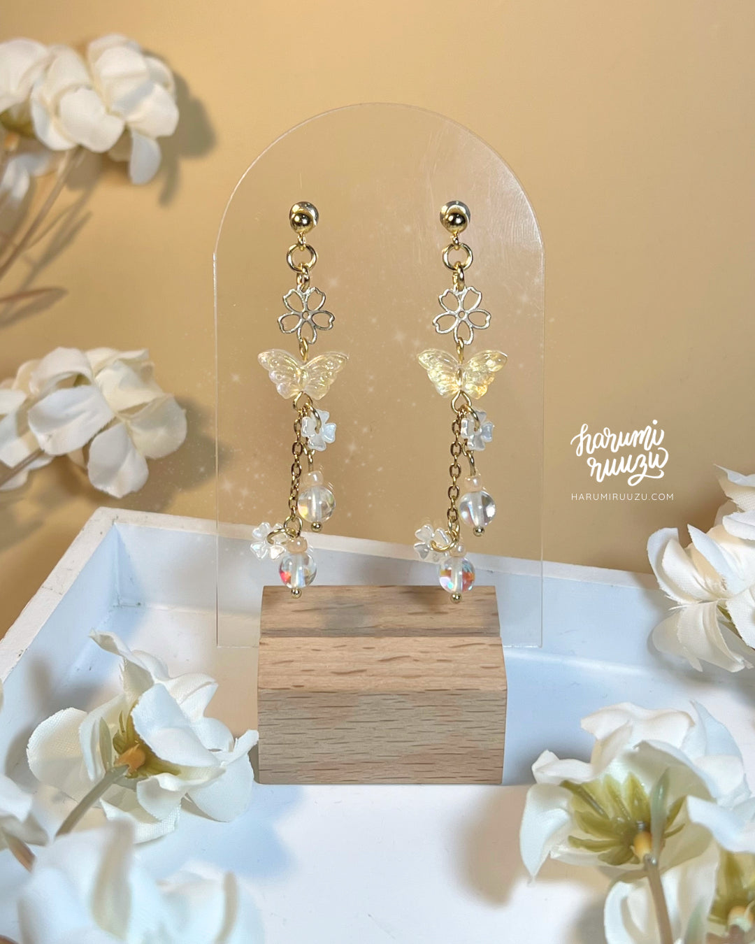 Histoire des Fleurs Collection Handmade Floral Earrings