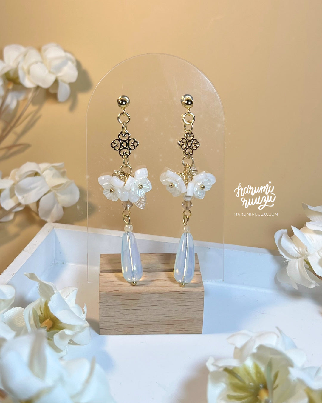 Histoire des Fleurs Collection Handmade Floral Earrings