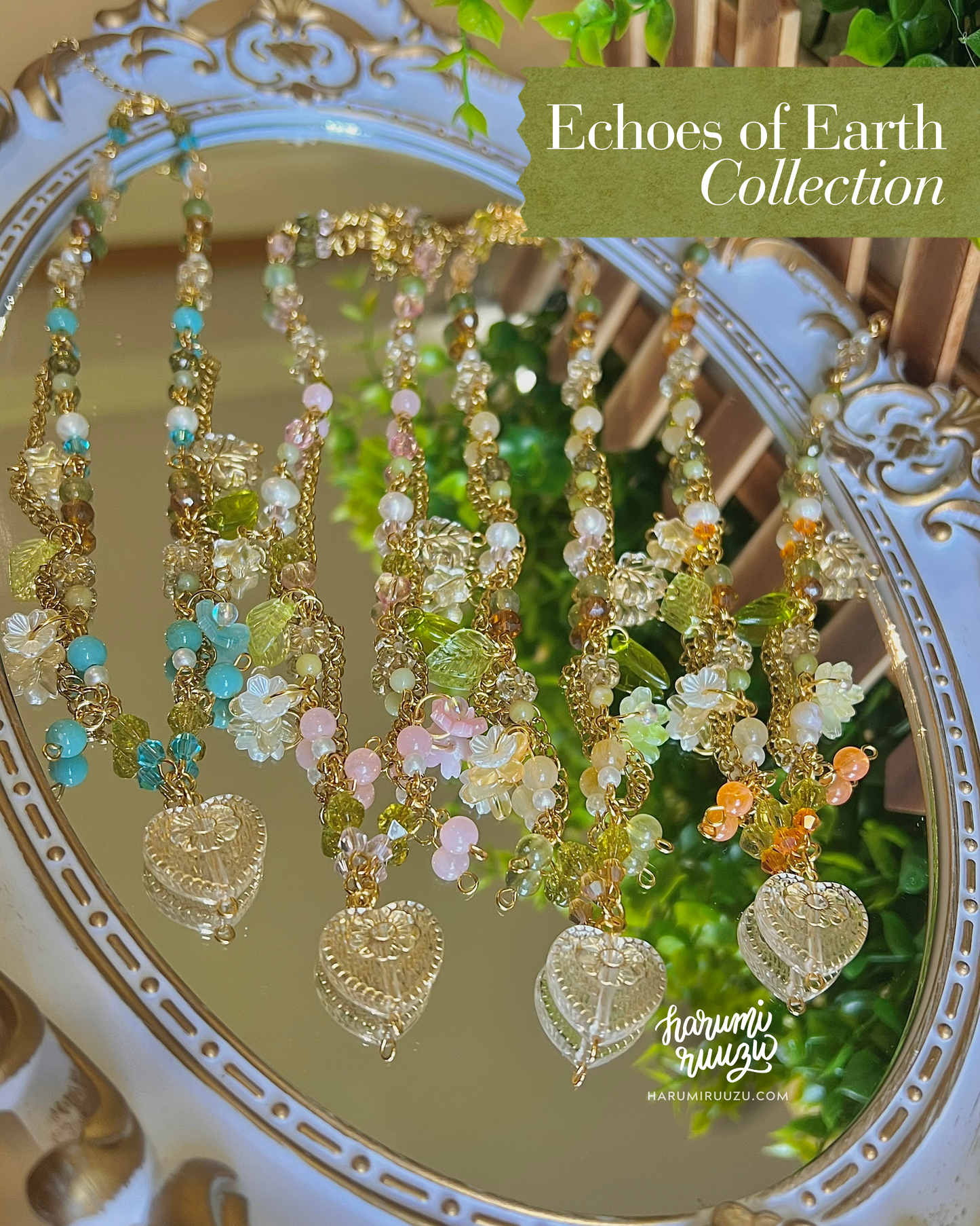 Echoes of Earth Collection Handmade Necklace by harumiruuzu