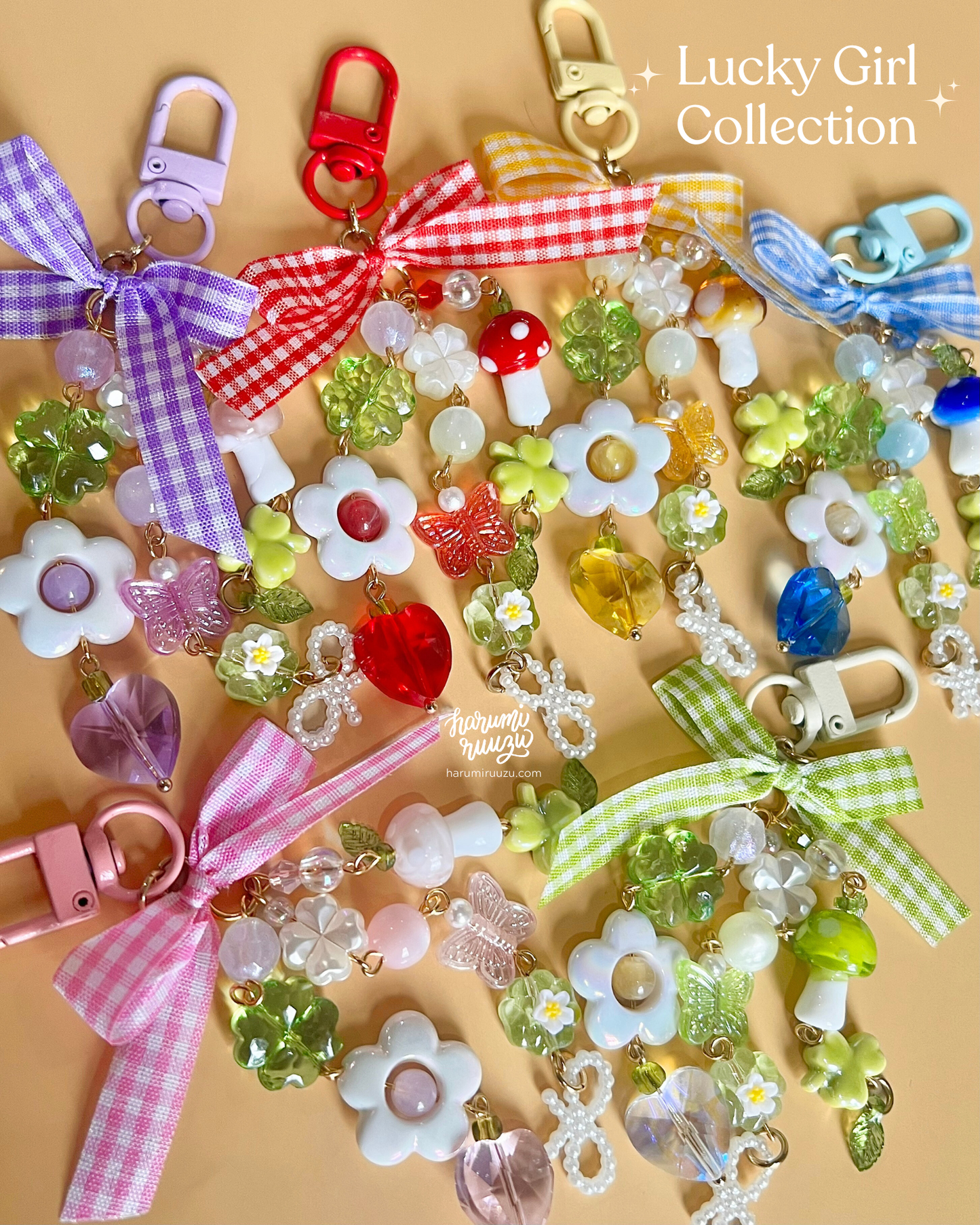 Lucky Girl Collection Handmade Keychain
